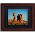 thumbnail image 1 of Trademark Fine Art "Balanced Rock" Canvas Art by Michael Blanchette Photography Black Matte, Wood Frame, 1 of 4