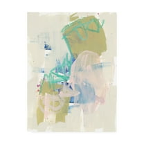 Trademark Fine Art 'Balancing Pastels Geometric I' Canvas Art by Jennifer Goldberger