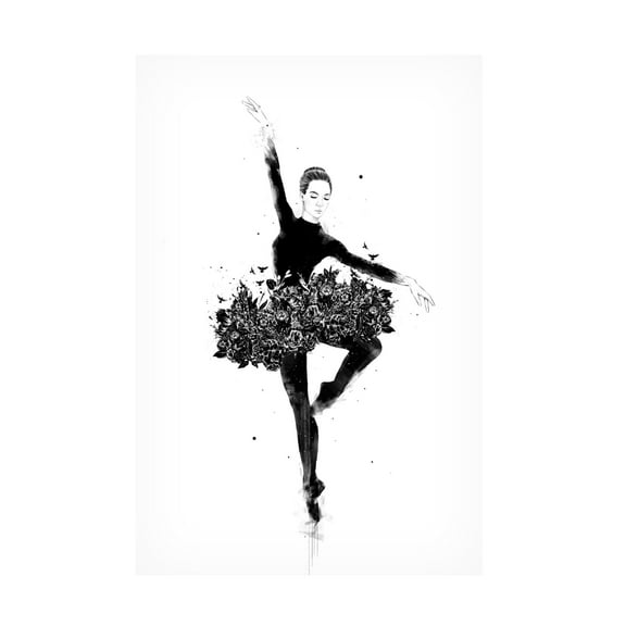 Trademark Fine Art Balazs Solti Floral dance Canvas Wall Art