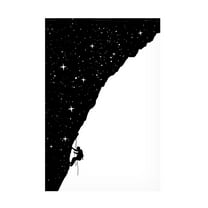 Trademark Fine Art Balazs Solti Night climbing Canvas Wall Art