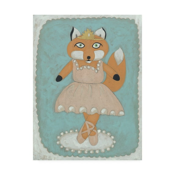 Trademark Fine Art 'Ballerina Animal I' Canvas Art by Chariklia Zarris