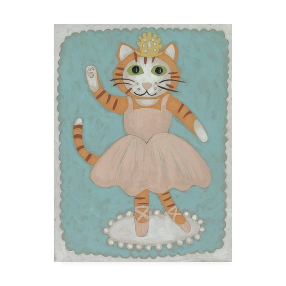 Trademark Fine Art 'Ballerina Animal IV' Canvas Art by Chariklia Zarris