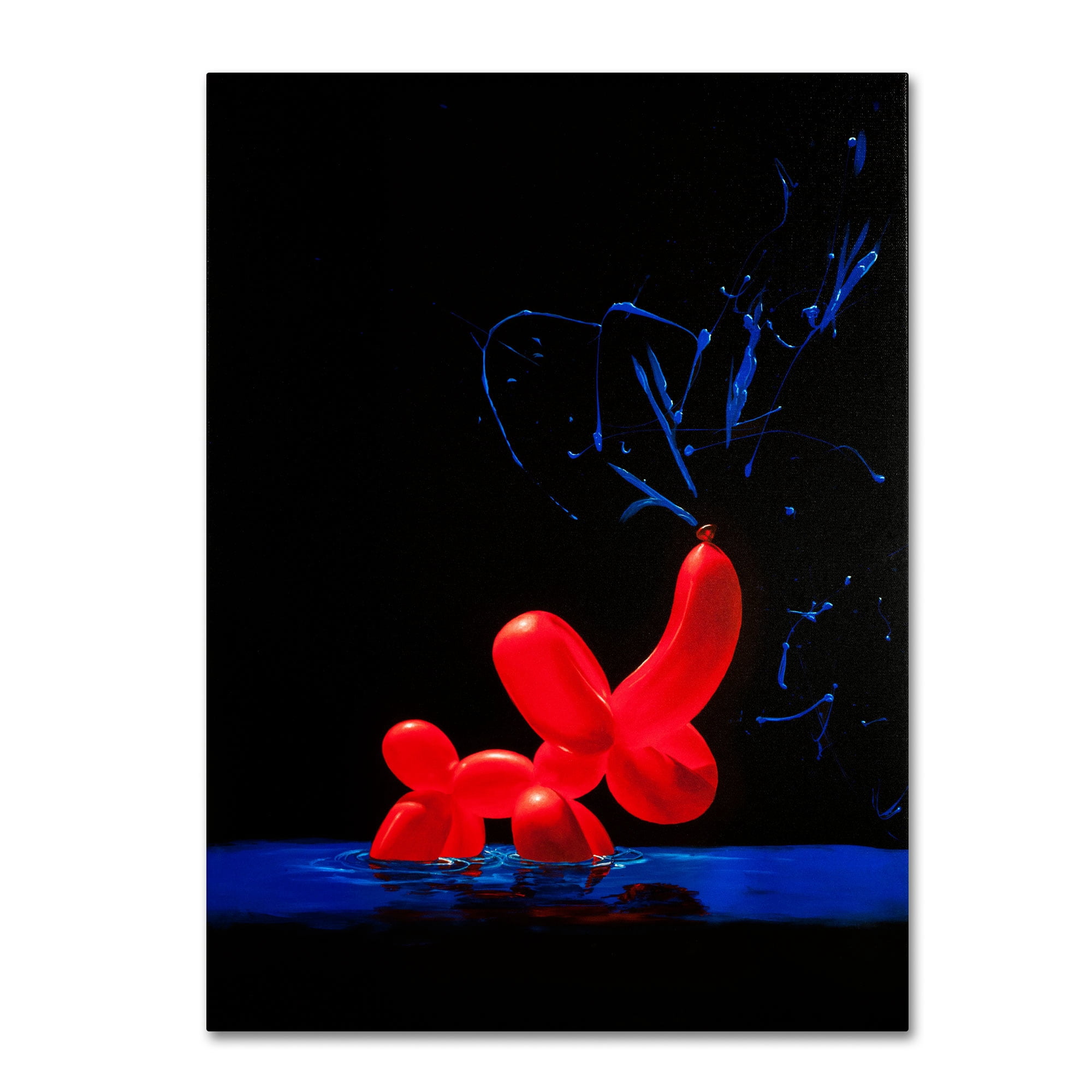 Trademark Fine Art "Balloon Elephant" Canvas Art by Roderick Stevens