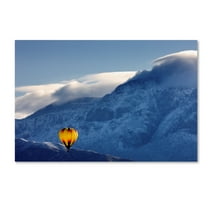 Trademark Fine Art 'Balloon Fiesta Snow' Canvas Art by Mike Jones Photo