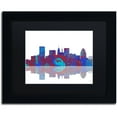 thumbnail image 1 of Trademark Fine Art "Baltimore Maryland Skyline" Canvas Art by Marlene Watson Black Matte, Black Frame, 1 of 3