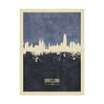 thumbnail image 1 of Trademark Fine Art 'Barcelona Spain Skyline Navy' Canvas Art by Michael Tompsett, 1 of 3