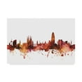 thumbnail image 1 of Trademark Fine Art 'Barcelona Spain Skyline Red' Canvas Art by Michael Tompsett, 1 of 4