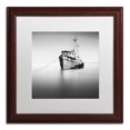 thumbnail image 1 of Trademark Fine Art "Barco Hundido" Canvas Art by Moises Levy White Matte, Wood Frame, 1 of 1