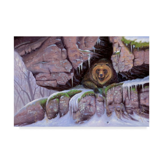 Trademark Fine Art 'Barely Awake' Canvas Art by Allen Jimmerson