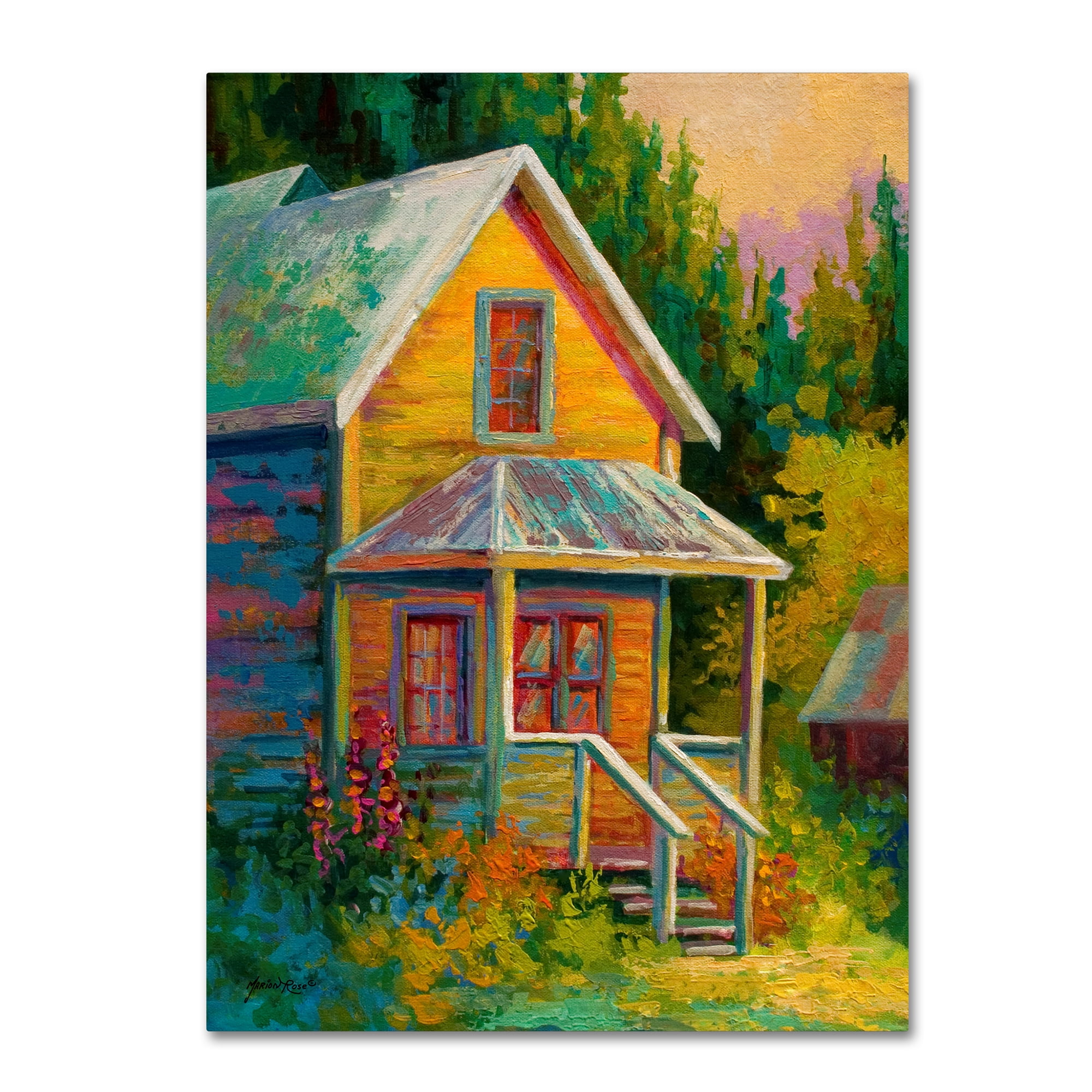 Trademark Fine Art 'Barkerville' Canvas Art by Marion Rose