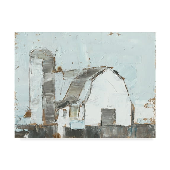 Trademark Fine Art 'Barn And Silo II' Canvas Art by Ethan Harper