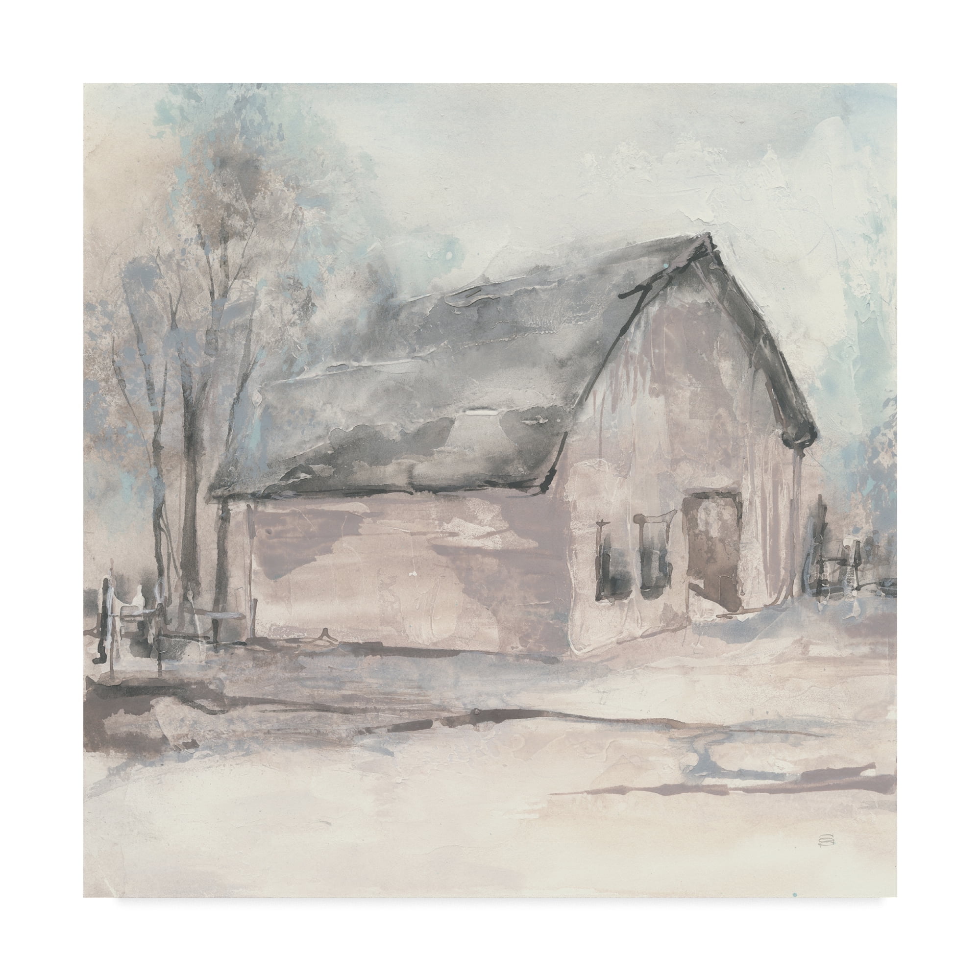Trademark Fine Art 'Barn I' Canvas Art by Chris Paschke