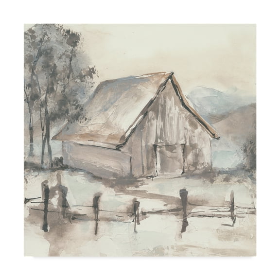 Trademark Fine Art 'Barn VII' Canvas Art by Chris Paschke