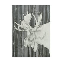 Trademark Fine Art 'Barnwood Lodge Sketch I' Canvas Art by Jennifer Goldberger
