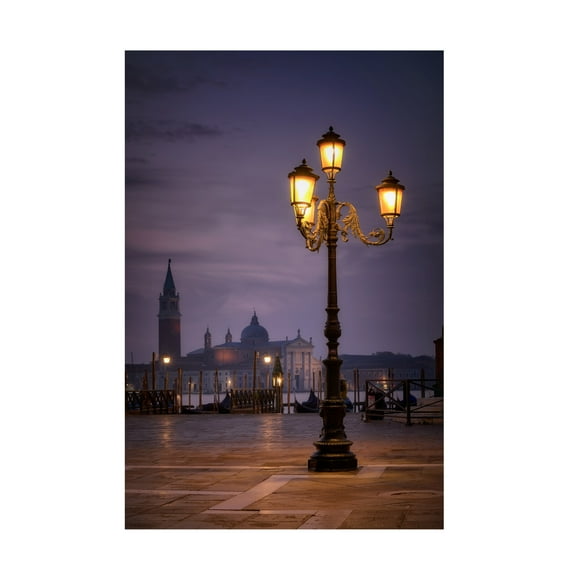 Trademark Fine Art Bartolome Lopez Sunrise in Venice Canvas Wall Art