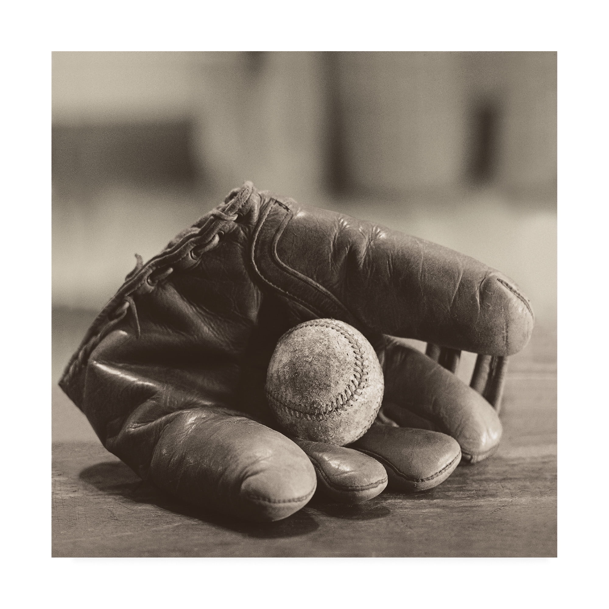 Trademark Fine Art 'Baseball Nostalgia I' Canvas Art by Judy B. Messer