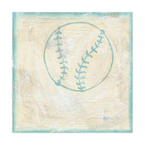 Trademark Fine Art 'Baseball Rules' Canvas Art by Chariklia Zarris