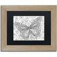 thumbnail image 1 of Trademark Fine Art "Bashful Garden Butterfly Soaring II" Canvas Art by Kathy G. Ahrens, Black Matte, Birch Frame, 1 of 1