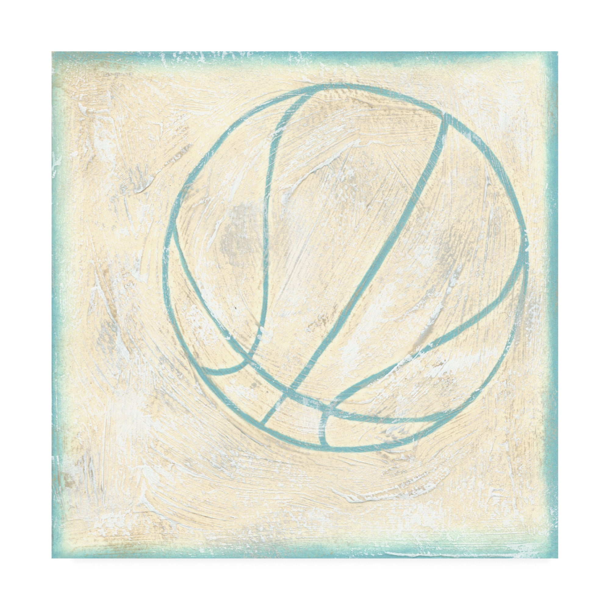 Trademark Fine Art 'Basketball Rules' Canvas Art by Chariklia Zarris