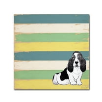 Trademark Fine Art 'Basset Hound 2' Canvas Art by Tammy Kushnir