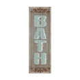 thumbnail image 1 of Trademark Fine Art 'Bath Sign 1' Canvas Art by Art Licensing Studio, 1 of 3