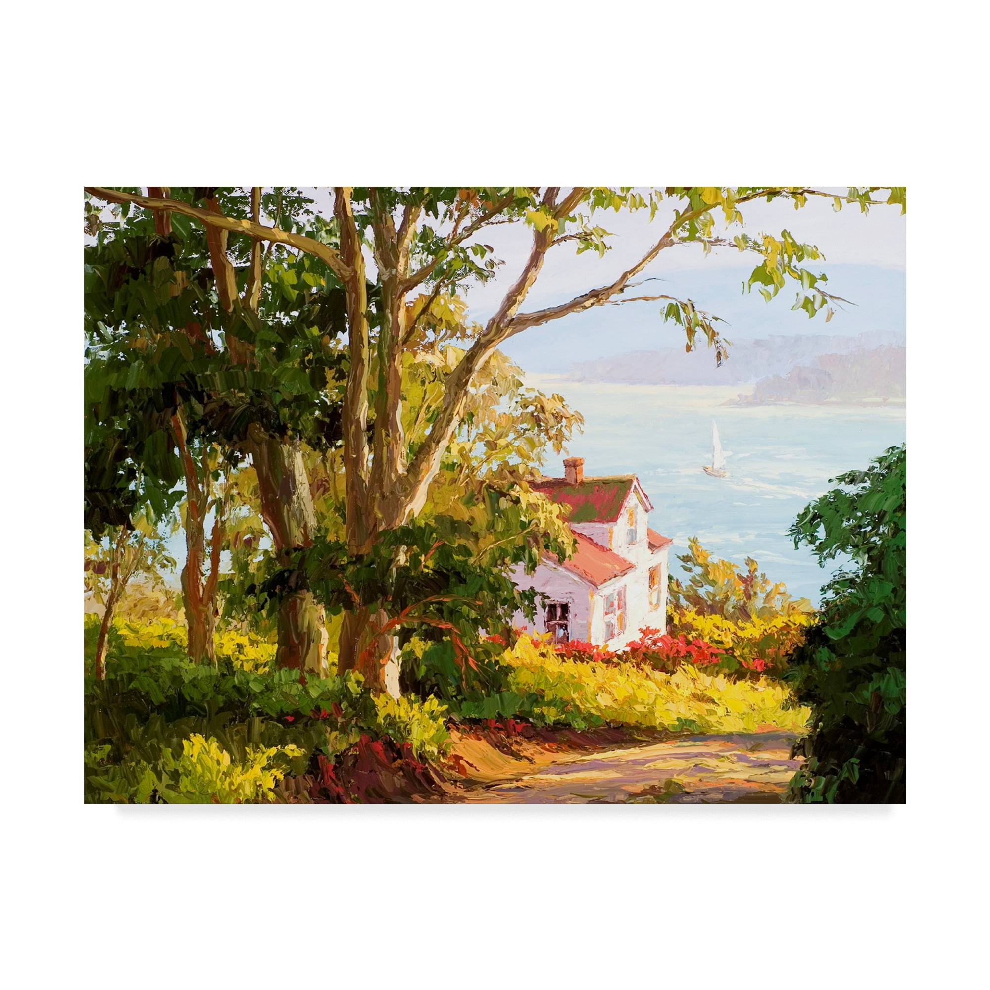 Trademark Fine Art 'Bayside Digs' Canvas Art by Erin Dertner
