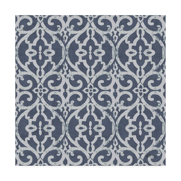 Trademark Fine Art 'Bazaar Patchwork Pattern IVB' Canvas Art by Pela Studio