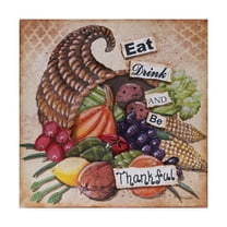 Trademark Fine Art 'Be Thankful' Canvas Art by Let Your Art Soar