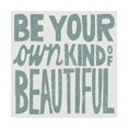 thumbnail image 1 of Trademark Fine Art 'Be Your Own Kind of Beautiful Teal' Canvas Art by Michael Mullan, 1 of 3