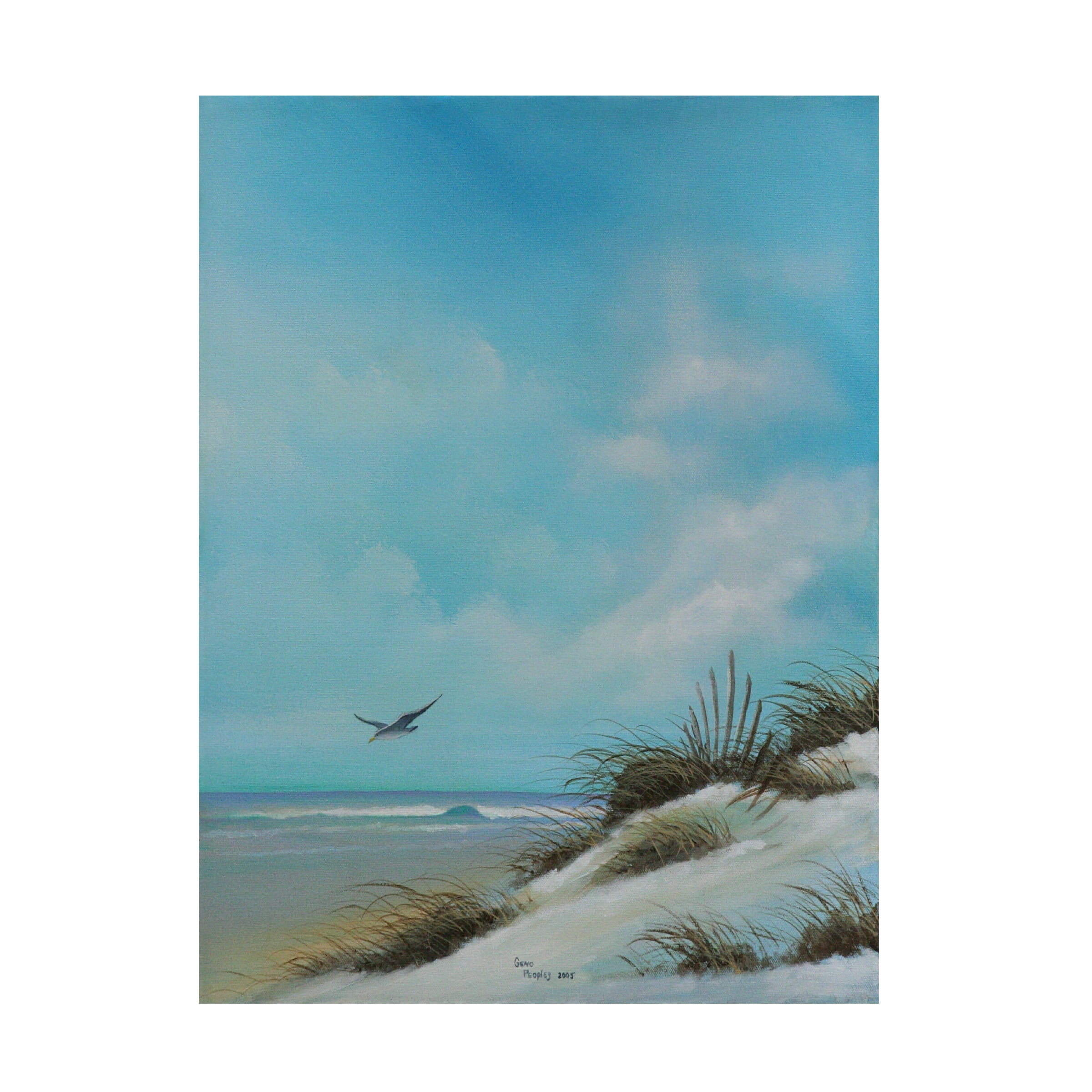 Trademark Fine Art 'Beach 2' Canvas Art by Geno Peoples