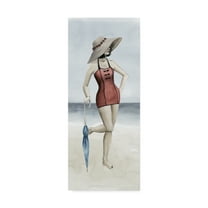 Trademark Fine Art 'Beach Beauty I' Canvas Art by Grace Popp