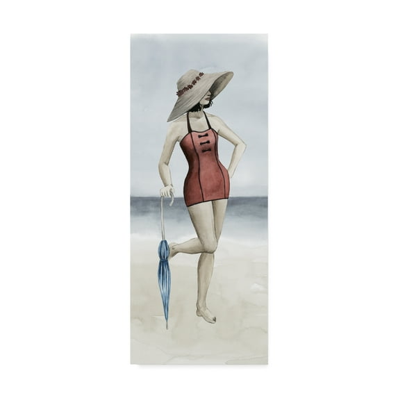 Trademark Fine Art 'Beach Beauty I' Canvas Art by Grace Popp