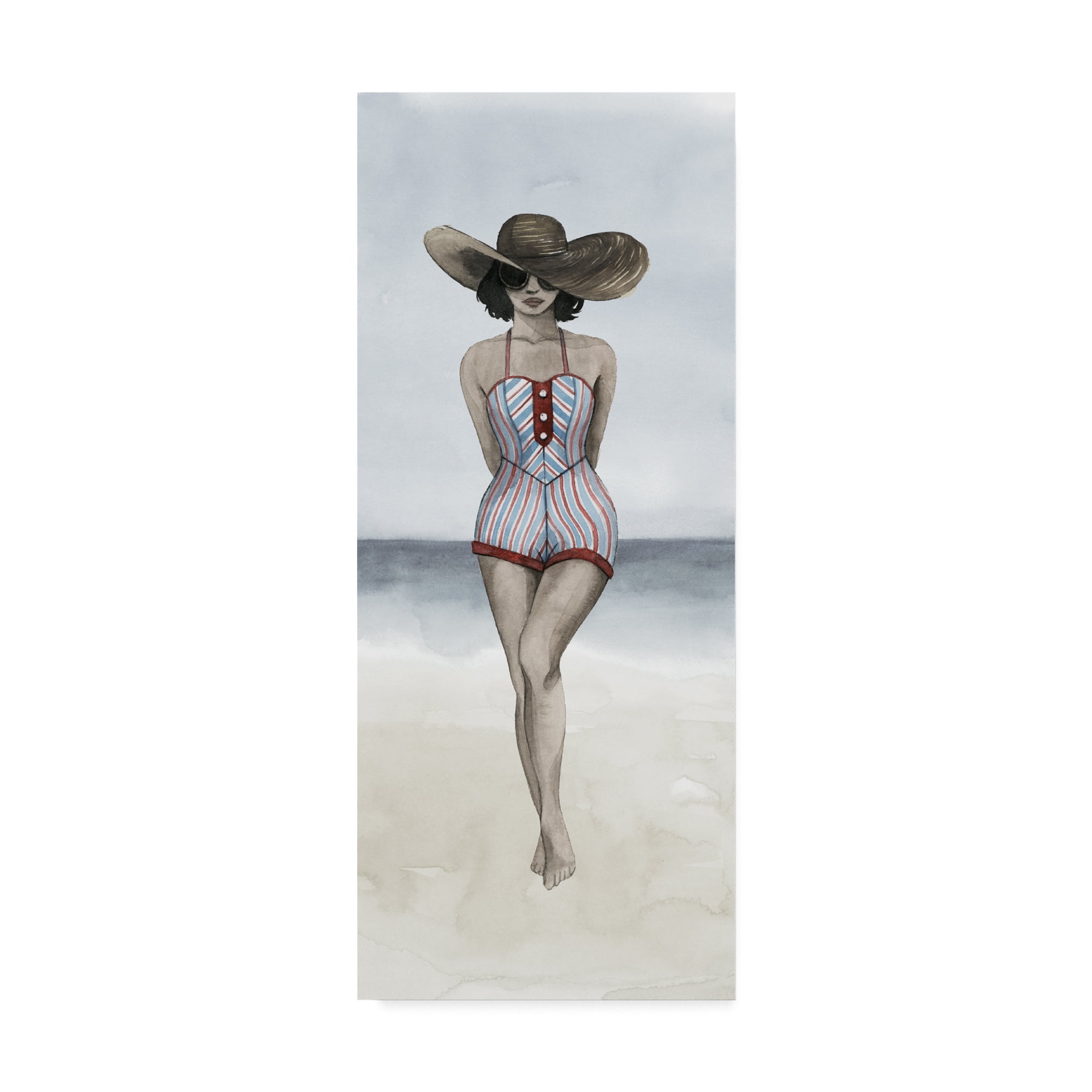 Trademark Fine Art 'Beach Beauty III' Canvas Art by Grace Popp