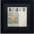 thumbnail image 1 of Trademark Fine Art "Beach Book II" Canvas Art by Color Bakery, Black Matte, Black Frame, 1 of 1