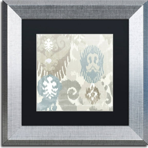 Trademark Fine Art "Beach Curry I" Canvas Art by Color Bakery, Black Matte, Silver Frame