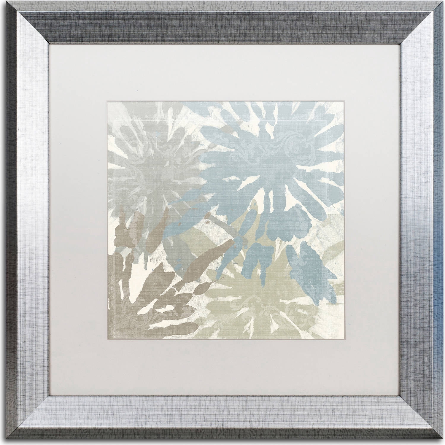 Trademark Fine Art "Beach Curry II" Canvas Art by Color Bakery, White Matte, Silver Frame