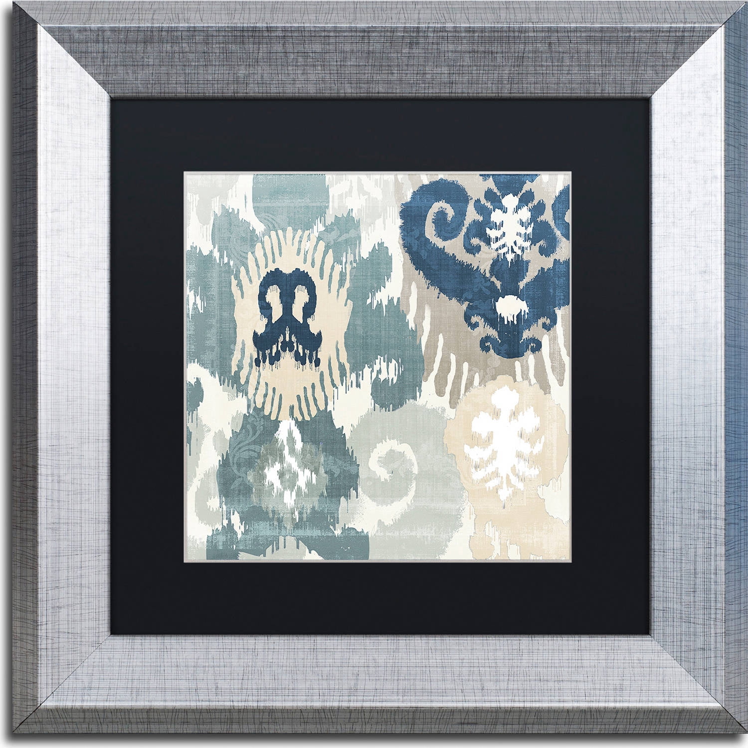 Trademark Fine Art "Beach Curry III" Canvas Art by Color Bakery, Black Matte, Silver Frame