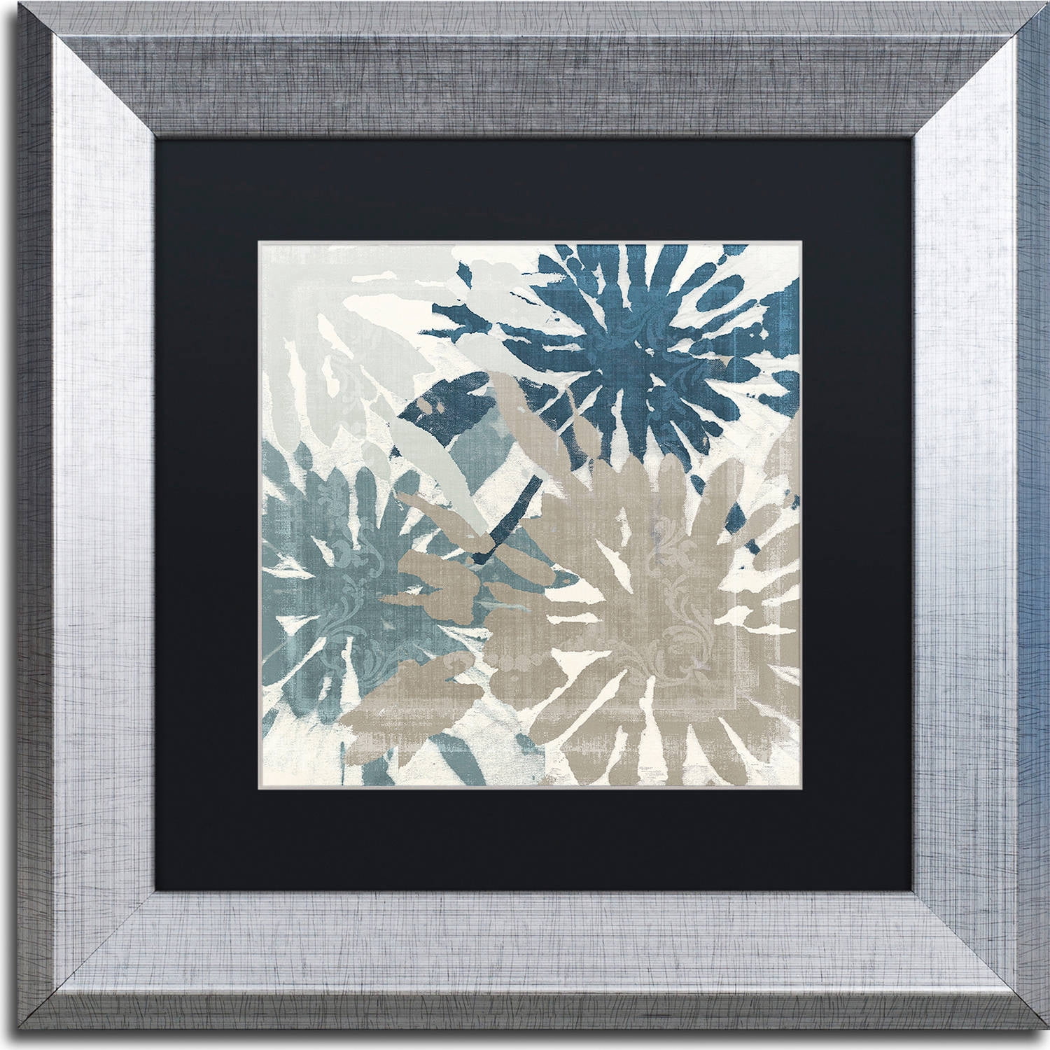 Trademark Fine Art "Beach Curry IV" Canvas Art by Color Bakery, Black Matte, Silver Frame