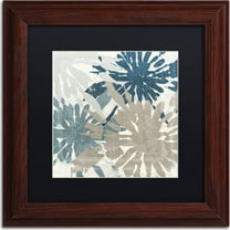 Trademark Fine Art "Beach Curry IV" Canvas Art by Color Bakery, Black Matte, Wood Frame