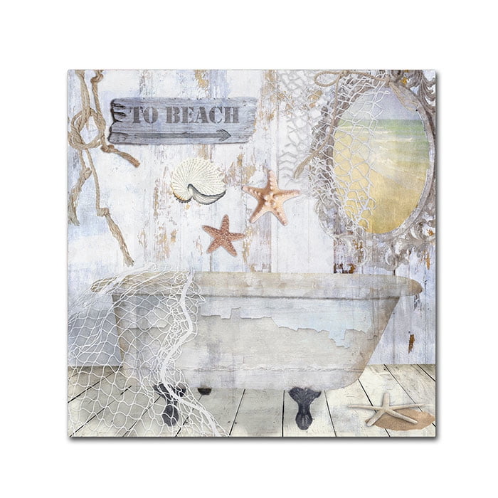 Trademark Fine Art "Beach House I" Canvas Art by Color Bakery