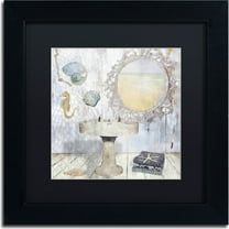 Trademark Fine Art "Beach House II" Canvas Art by Color Bakery, Black Matte, Black Frame