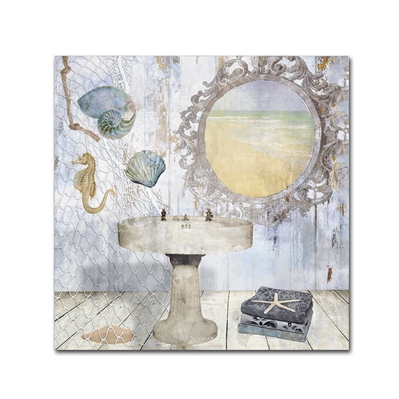 Trademark Fine Art "Beach House II" Canvas Art by Color Bakery