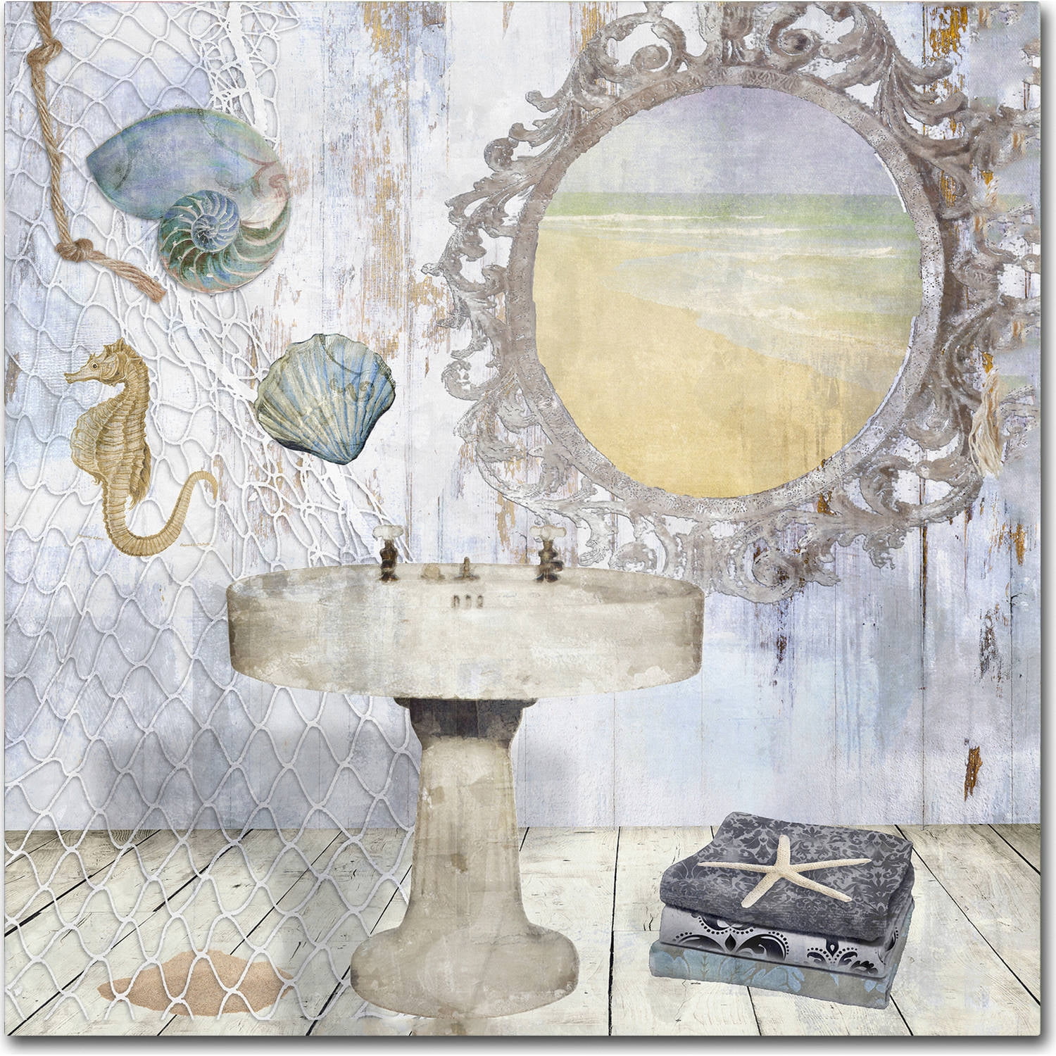 Trademark Fine Art "Beach House II" Canvas Art by Color Bakery