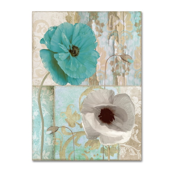 Trademark Fine Art "Beach Poppies II" Canvas Art by Color Bakery