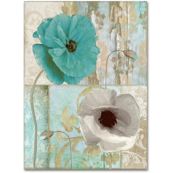 Trademark Fine Art "Beach Poppies II" Canvas Art by Color Bakery