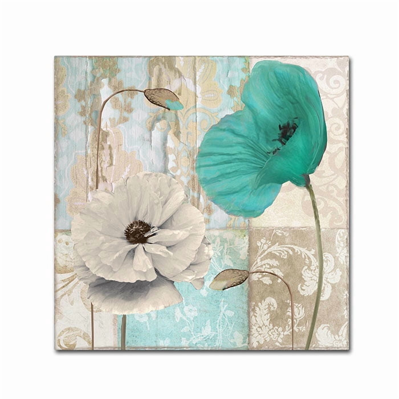 Trademark Fine Art "Beach Poppies III" Canvas Art by Color Bakery