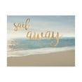 thumbnail image 1 of Trademark Fine Art 'Beach Sail Away' Canvas Art by James Mcloughlin, 1 of 3
