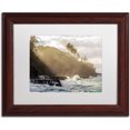 thumbnail image 1 of Trademark Fine Art 'Beach Sunlight' Canvas Art by Pierre Leclerc, White Matte, Wood Frame, 1 of 4