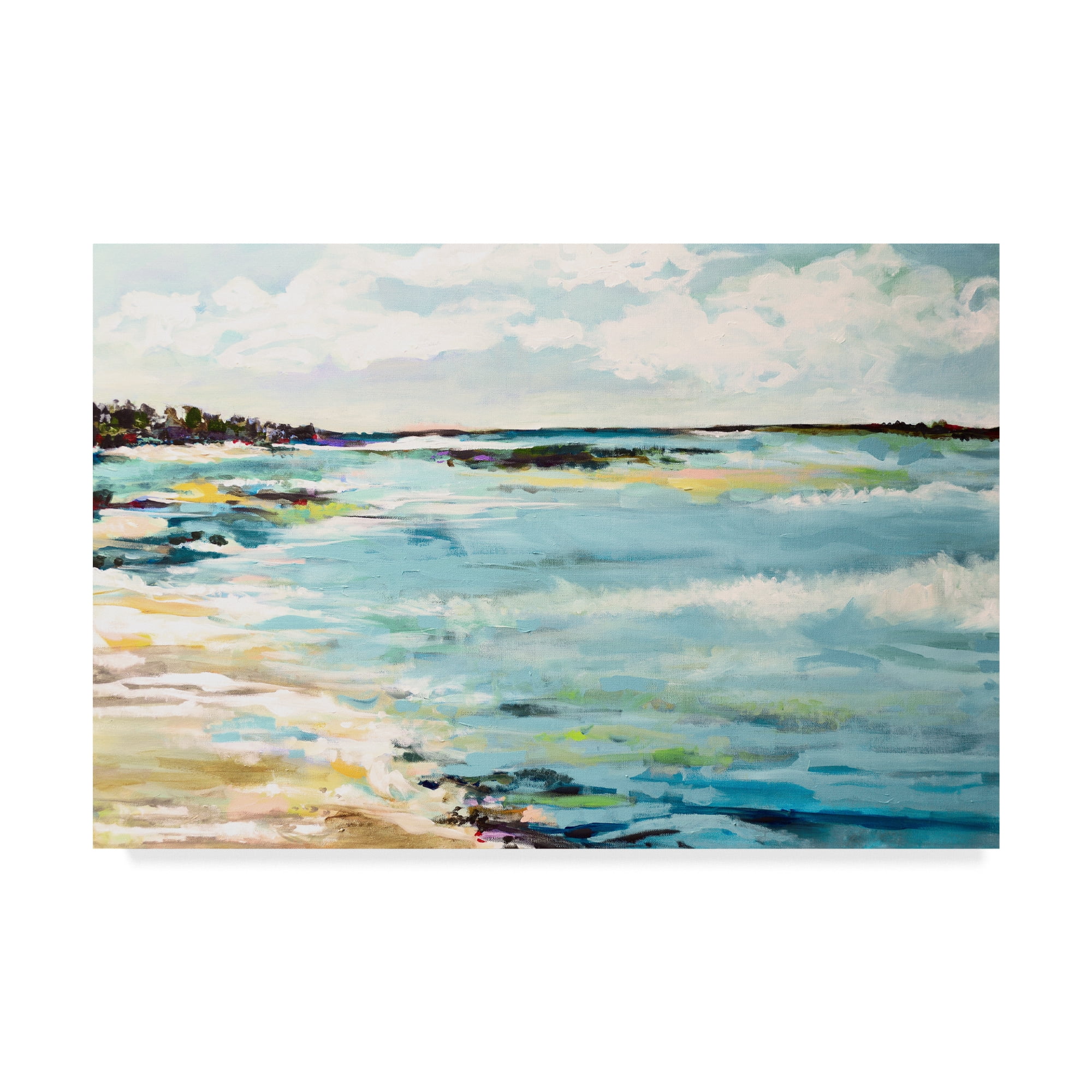 Trademark Fine Art 'Beach Surf III' Canvas Art by Karen Fields