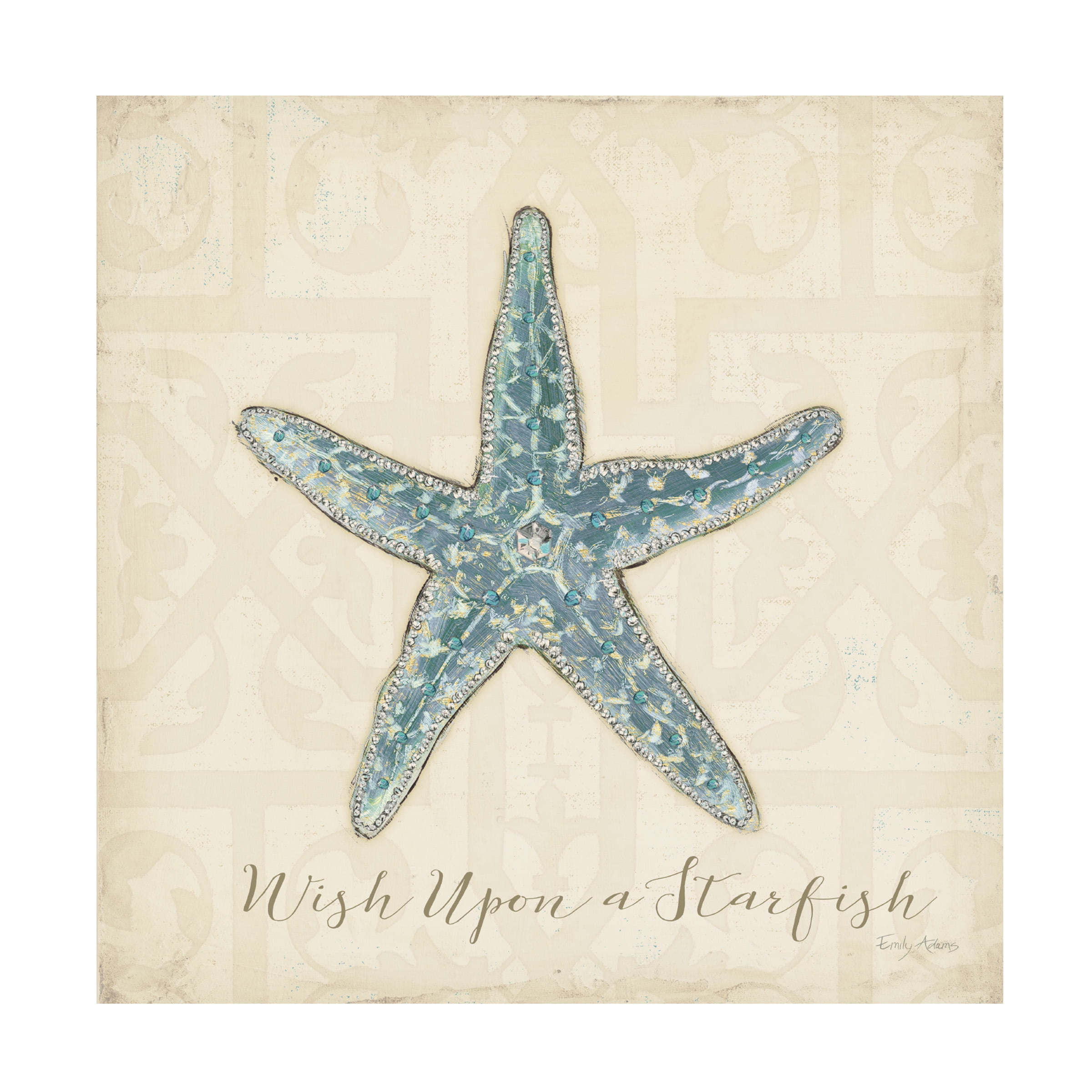 Trademark Fine Art 'Beach Treasures II Christmas' Canvas Art by Emily Adams